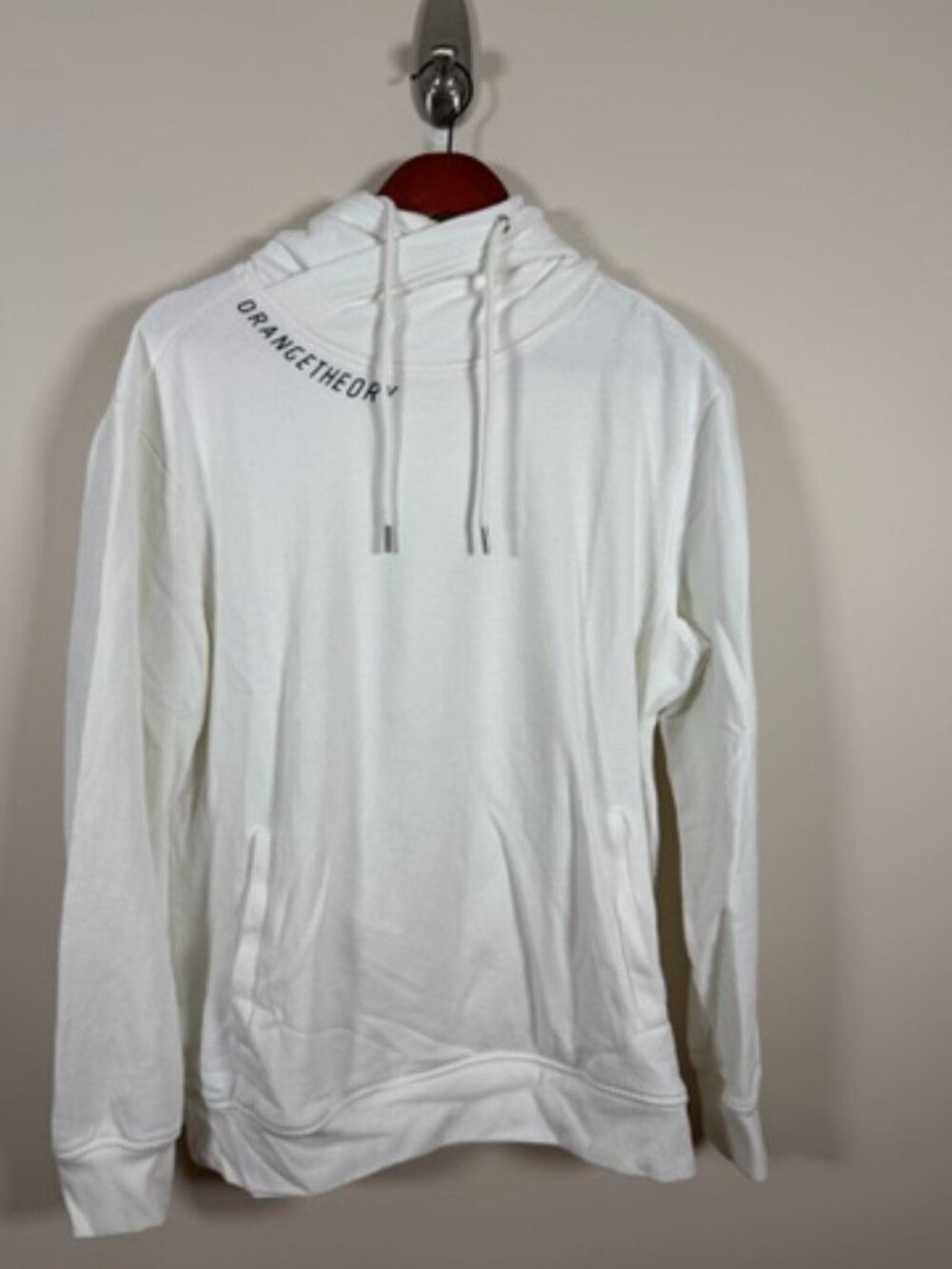 OrangeTheory White Crossneck Hoodie